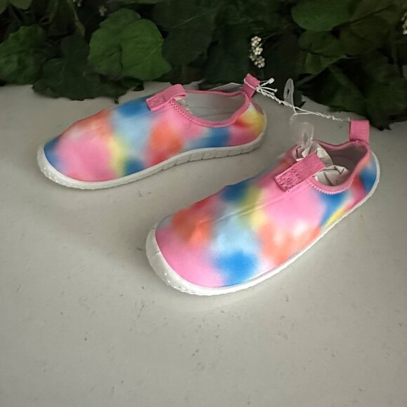 Cat & Jack Kids Size 3 Tie-Dye Slip-On Shoes Textile Upper Lightweight & Comfort - Picture 2 of 8